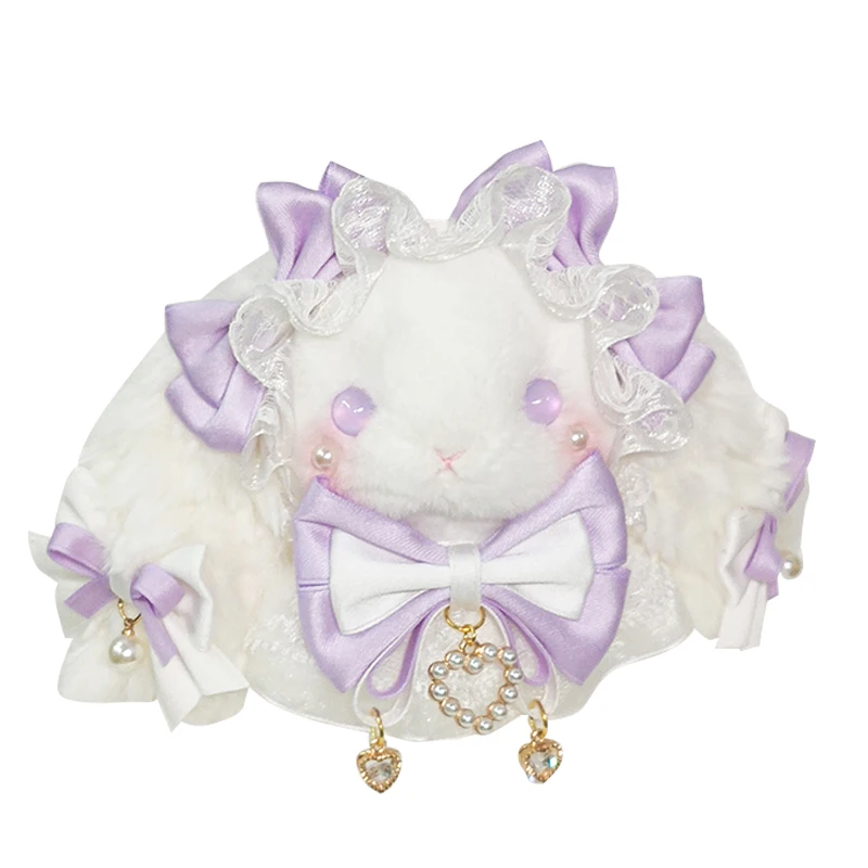 Macaron Rabbit Pendant Lolita Rabbit Bow Cute Original Key Chain