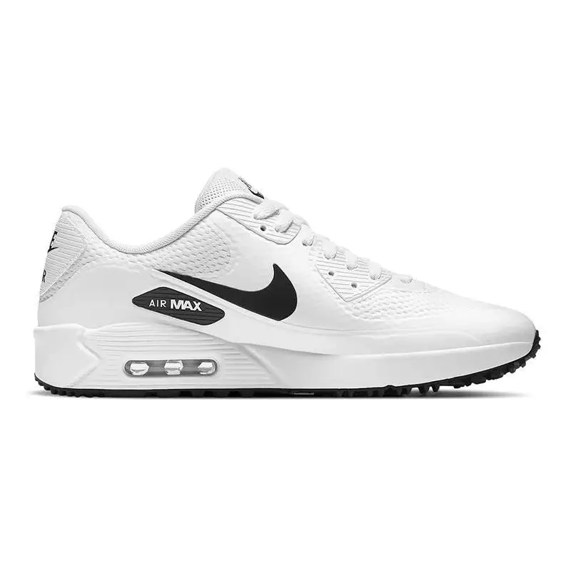 Nike Air Max 90 Golf White Black Sneakers shoes CU9978-101 With Original Box