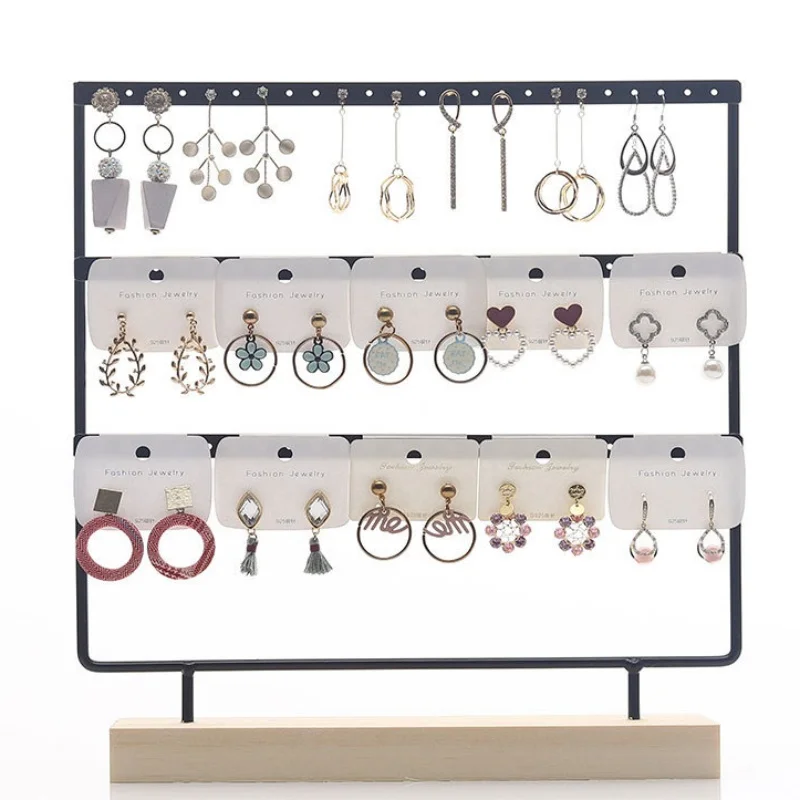 

Counter Showcase Props Elegant Jewelry Storage Rack Bracelet Pendant Stand Convenient Earrings Display Stand For Gift For