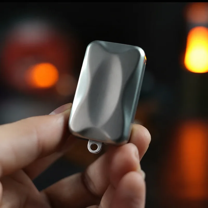 2in1 EDC Fidget Push Knife Fingertip Unlimited Decompression Muilti-functional Unpacking Express Keychain Unpacking Knife Toy