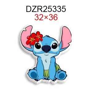 Disney Stitch Resin Planar Flat vari ruoli cabochon Scrapbook ragazze per Souvenir arti e mestieri Crocs scarpe decorazione