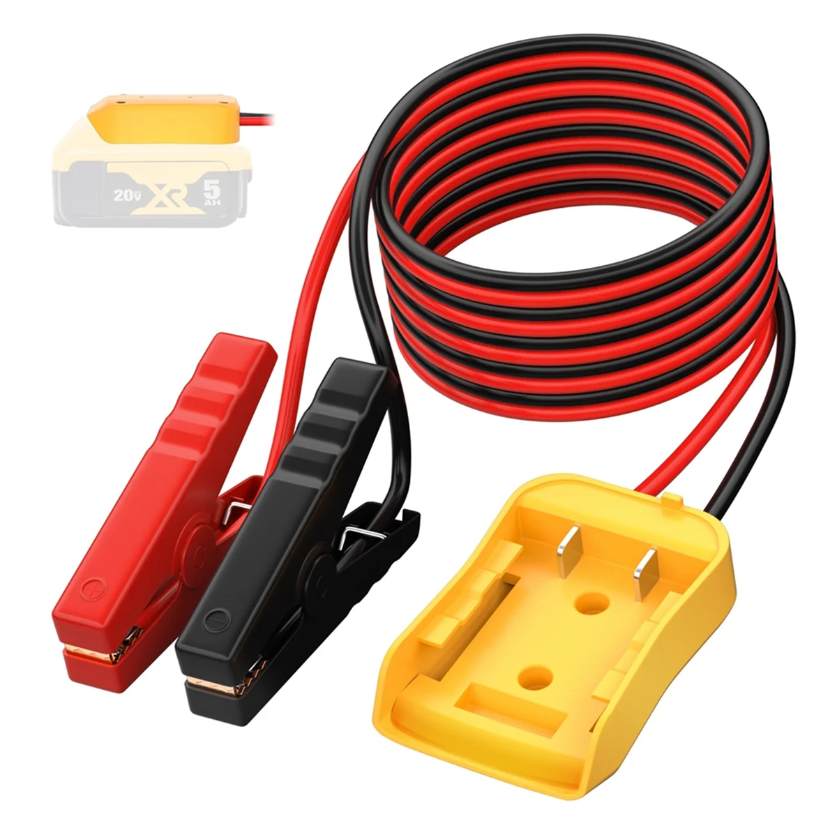 A04R-For Dewalt Portable Jump Start Cable Car Auxiliary Starter Car Jump Start Conversion Battery Jumper