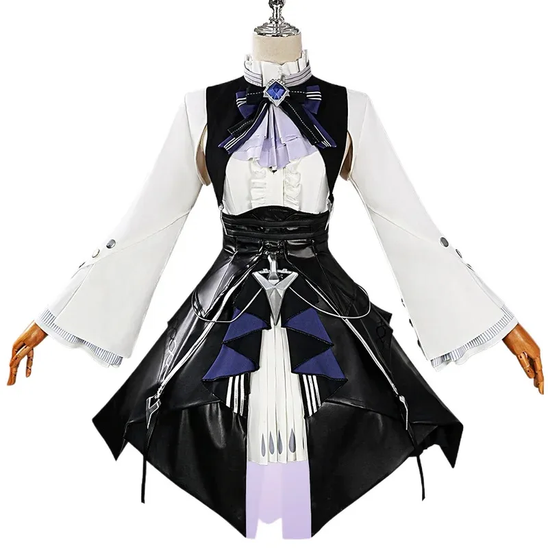 متوفر XS-2XL فيفيان ZZZ تأثيري أنيمي لعبة Zenless منطقة صفر لعب الأدوار شعر مستعار ملابس حفلات الهالوين للنساء