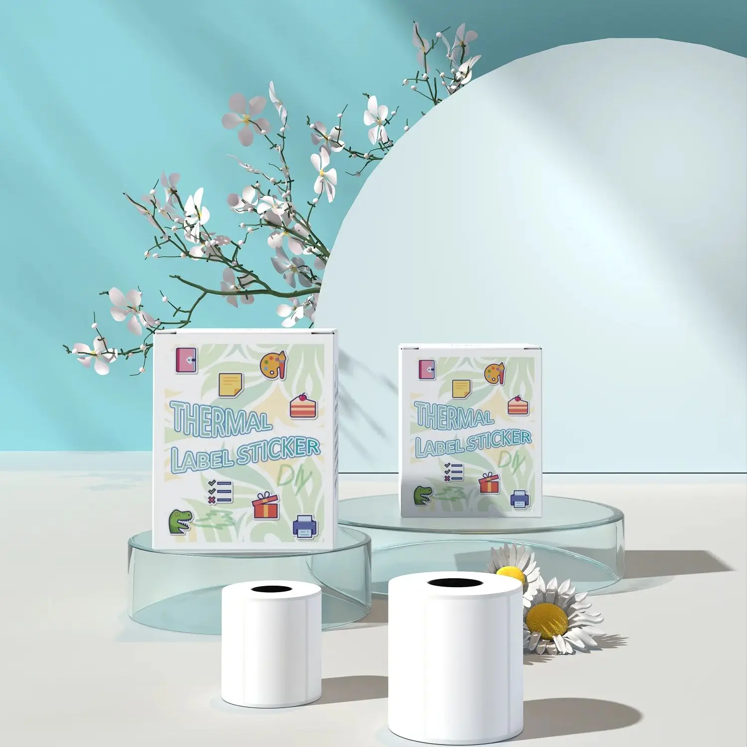 

Label Sticky Paper Thermal paper M110 Label for Multi-Purpose Classification Thermal Sticker for M110 M221 M200 M220 etc Printer