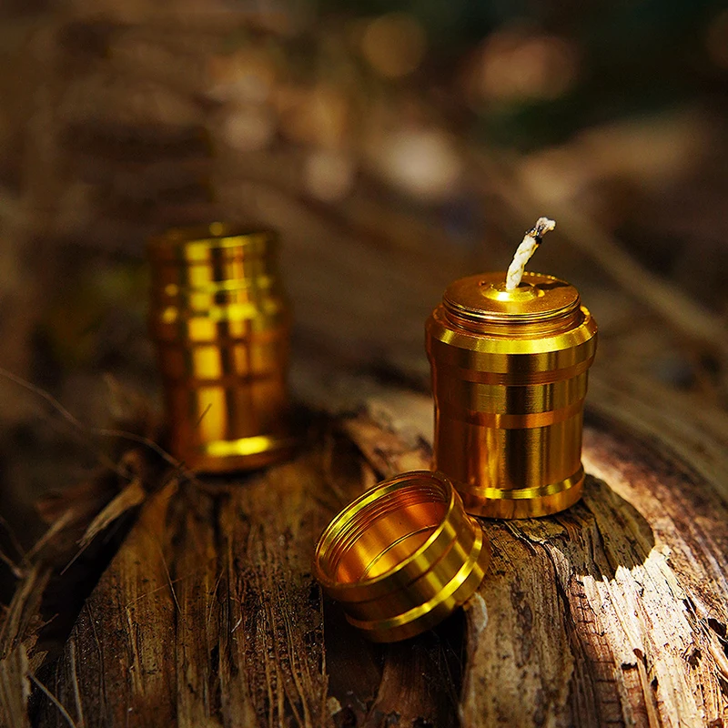 Outdoor Portable Mini Alcohol Lamp Metal Mini Heating Liquid Stove Survival Camping Hiking Excellent