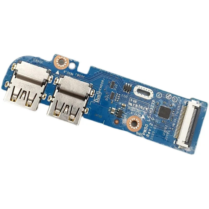 Laptop USB Jack Board com cabo, HP 15S-DU 15S-DY 15-DW TPN-C139, FPW50 LS-H327P, 435OX632L01