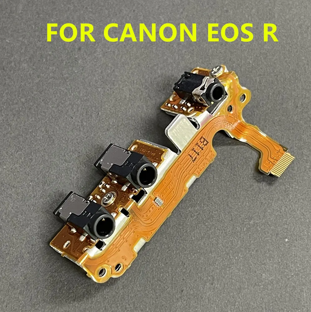 NEW Repair Parts Microphone Jack Interface PCB Flex Cable IF Module PCB Ass'y For Canon EOS R