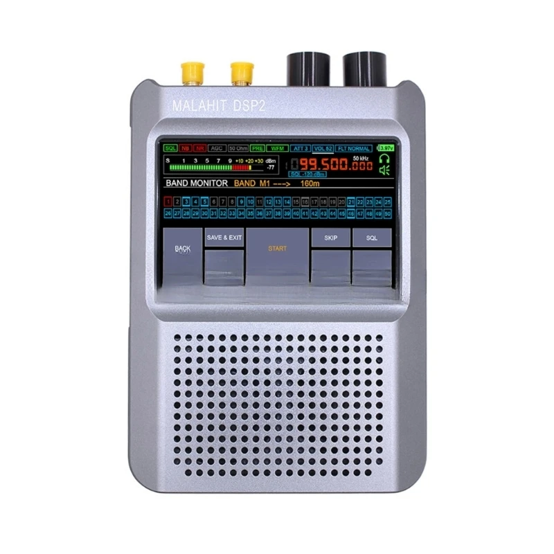 

for DSP2 10kHz-380MHz 404Mhz-2GHz Receiver Malachite Radio 5000mAh 3.5" LCD Genuine Authorized Malahit Dropship