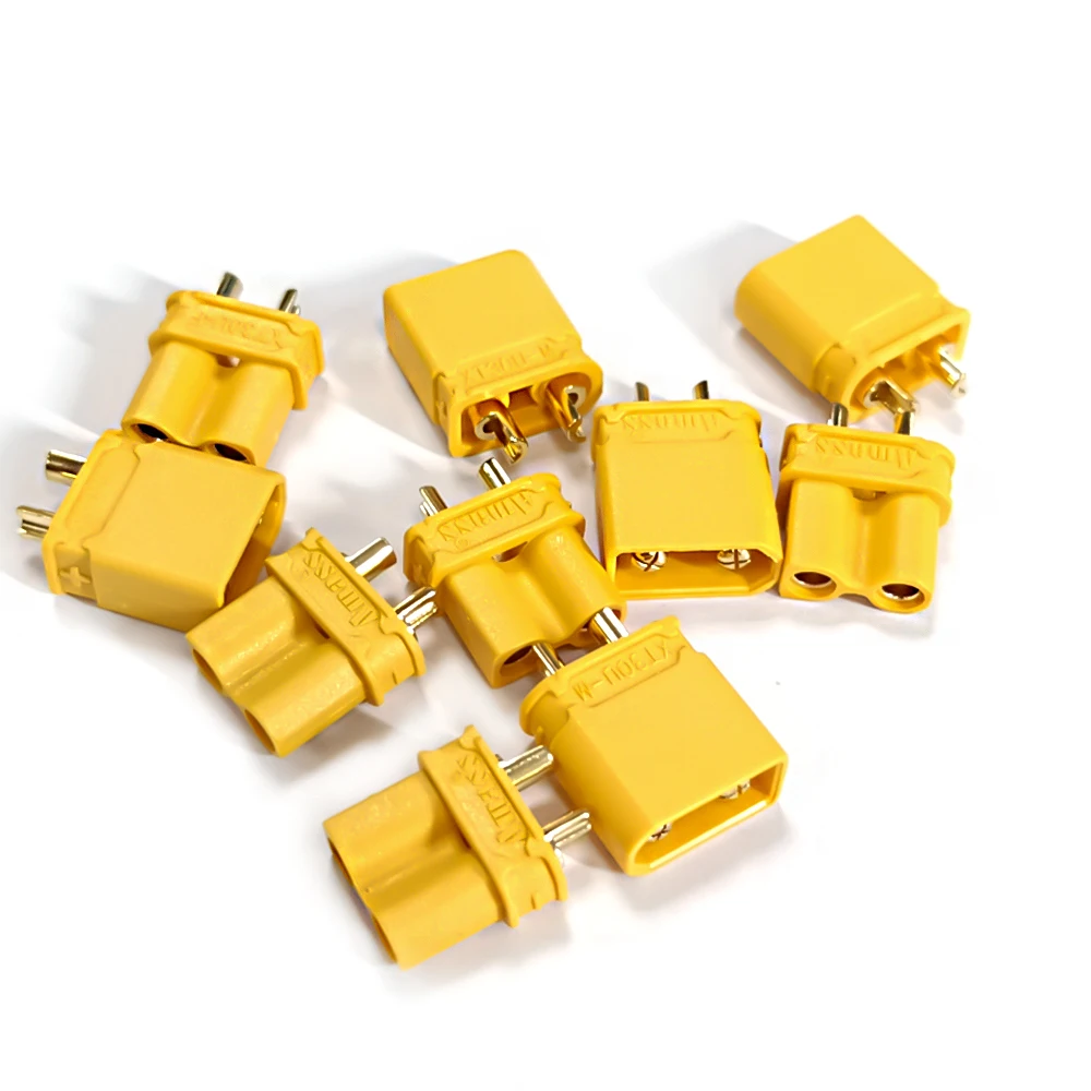 5/10/20/50 Pairs Amass XT30U MR30PB MR30 Plug Male Female Bullet Connector Gold Plated Banana Plug for RC Drone Accessories