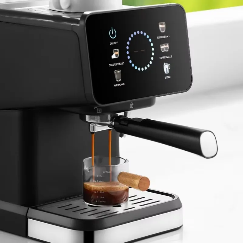 20bar Espresso Coffee Machine Household Hot And Cold Extraction Milk Foam Frothing Coffee Maker With Touch Scree 220V