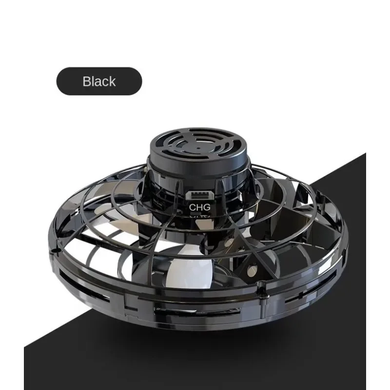 Conjunto de rodas de rolo antiestresse 3 em 1 com giroscópio levitante e disco voador, brinquedo fidget girador de dedo