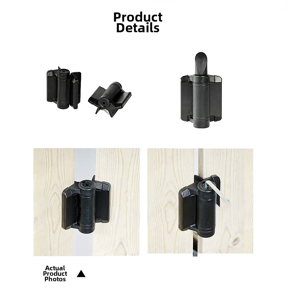 Adjustable Spring Tension Hinge Self Closing Gate Hinges For Families With Young Children Secure Locking Mechanism
