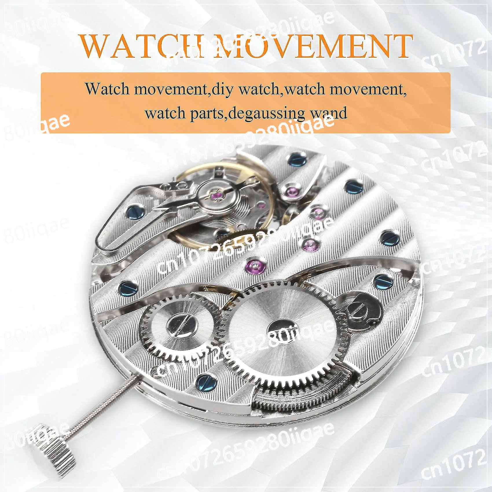 Watch movement accessories NO.6497 fine-tuning domestic mechanical movement, engraved 6497 movement