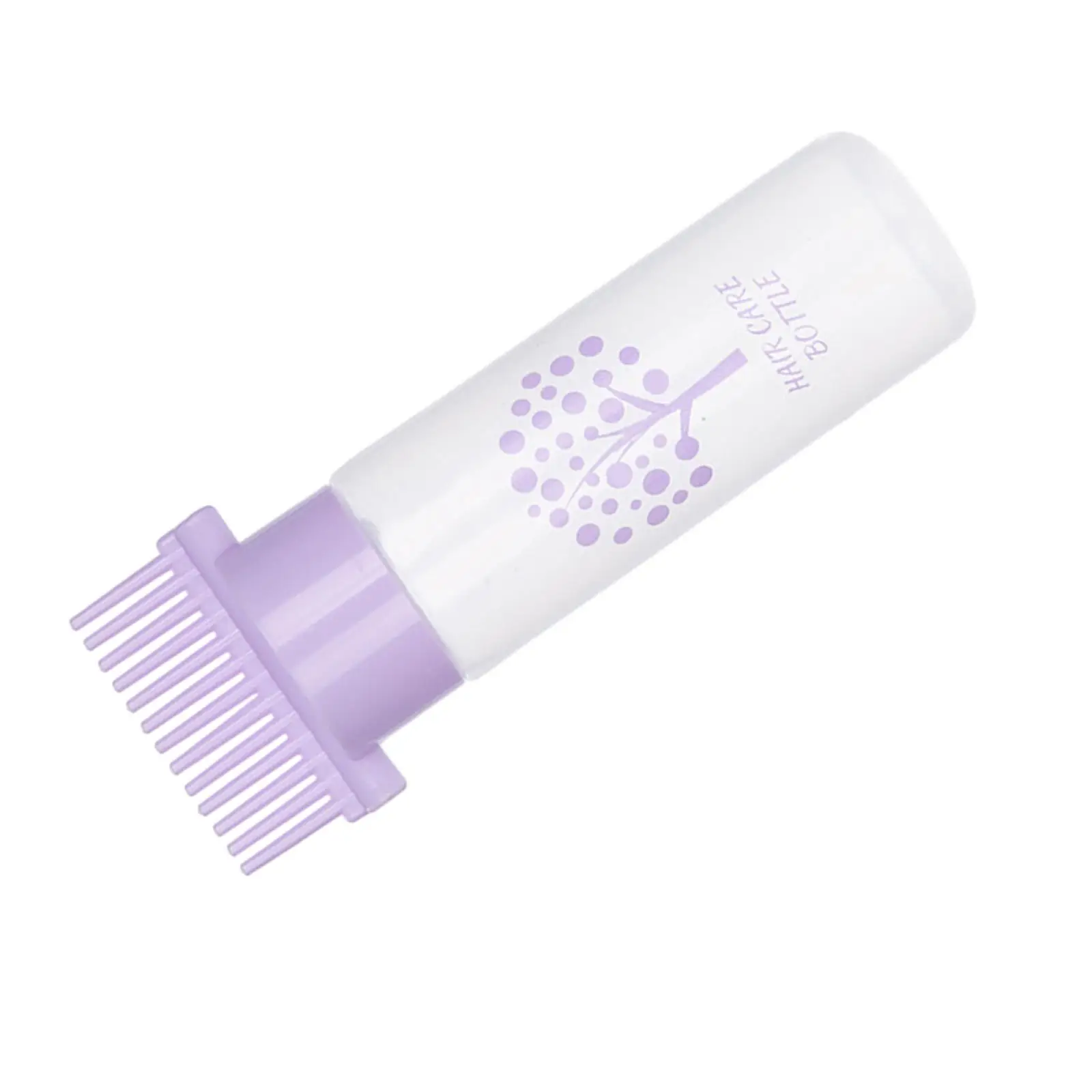 Refillable Hair Dye Bottle Applicator Root Comb Brush Tool with Scale for Hairdressing Perming at Home