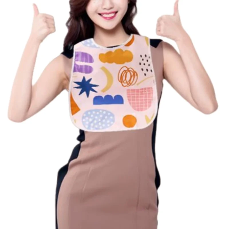 

Large Size Unisex Couple Personality Bib DDLG Role-play Party Adult Baby Waterproof Oil-proof Reusable Dining Bib ABDL Gift