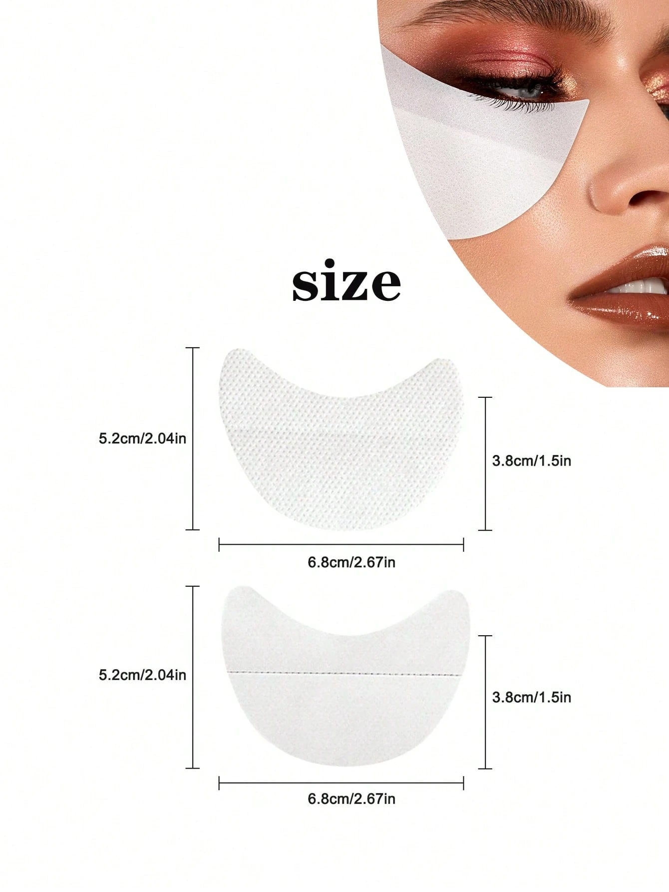 50/10/150/200 peças adesivos para pálpebras, adesivos para delineador, escudos de sombra, aplicadores de maquiagem para os olhos, ferramentas de extensão de cílios