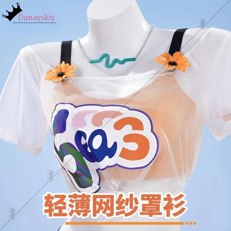 25COSZenless منطقة صفر حسناء تأثيري حلي zzz حسناء ملابس السباحة الصيف الزي قبعة السراويل بيكيني الفتيات تمويه للنساء الكبار x