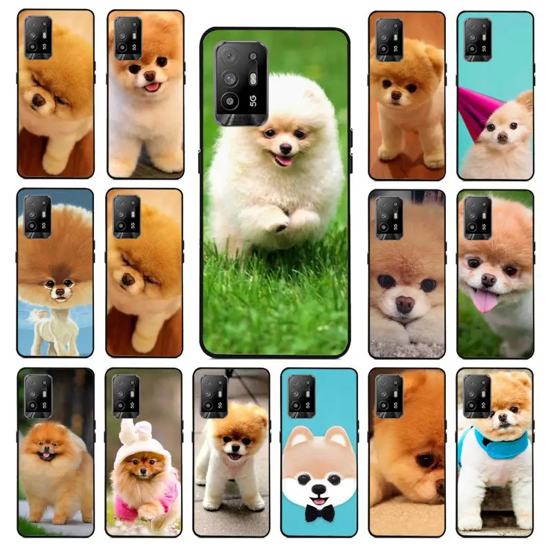 lovely cute Pomeranian dog funda Phone cover For OPPO A74 A78 A98 A94 A54 A72 5G A57 A96 A53 A9 A73 2020 A53S 4G Cases coque