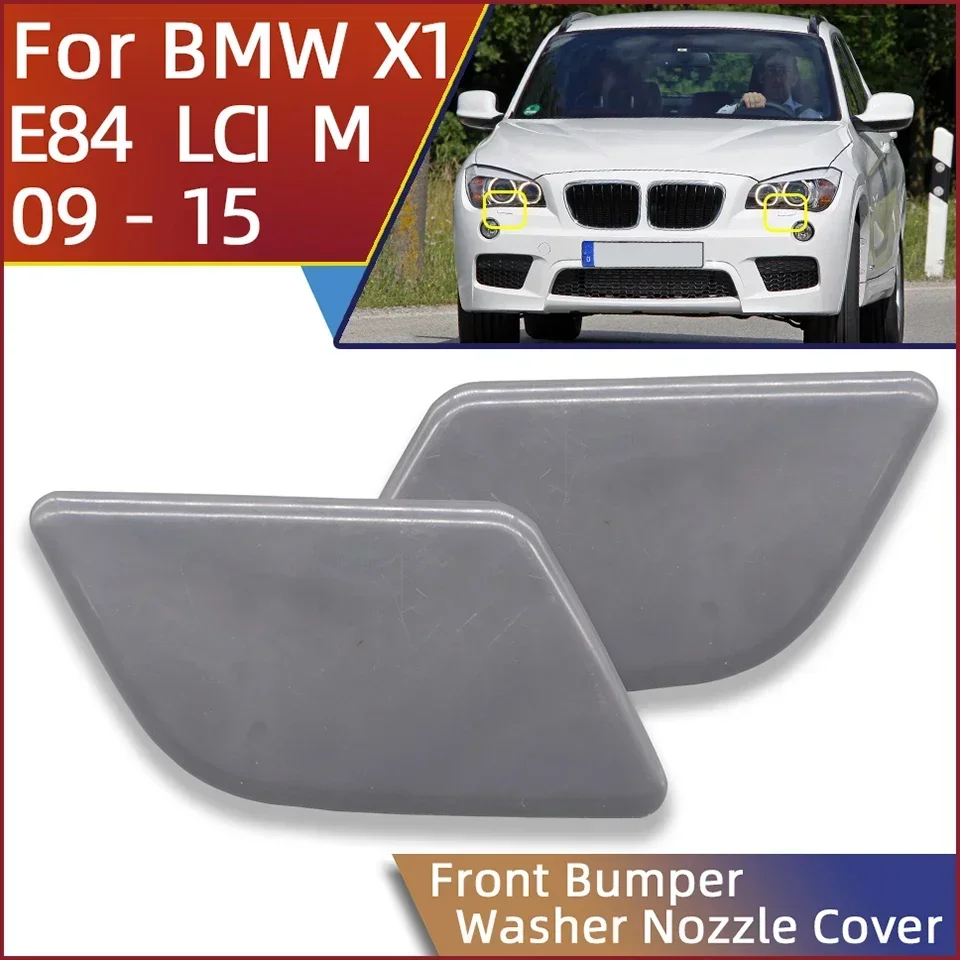 

Front Bumper Headlight Washer Nozzle Cover For BMW X1 E84 LCI M-Sport 2009 2010 2011 2012 2013 2014 2015 High Quality Auto Parts