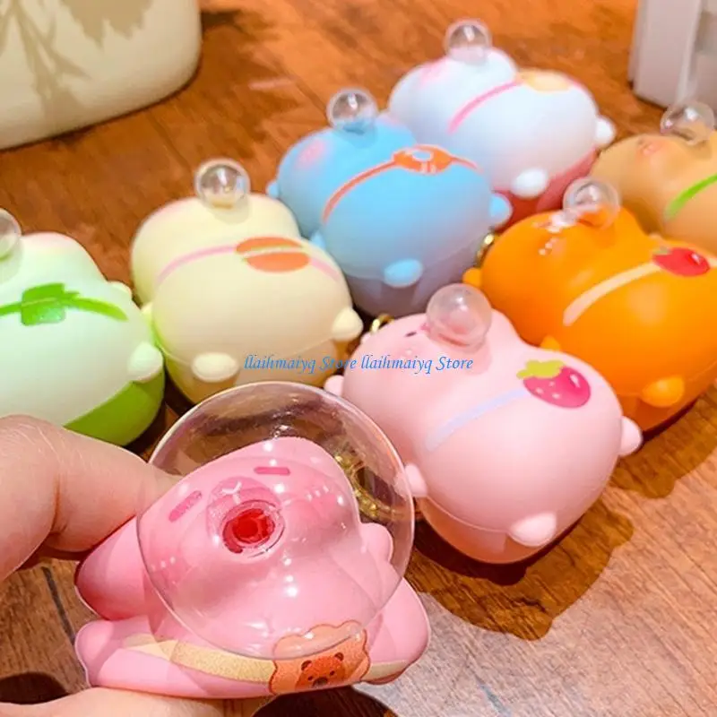 573B Unique Popper Keychain Ornament With Multiple Cartoon Characters To Choose