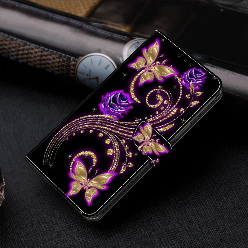 3D Magnetic Flip Leather Wallet Case For Samsung Galaxy S24 S23 S22 S21 S20 S10 S10E S9 S8 S30 Ultra Plus Galaxy S20 S21 S23 FE