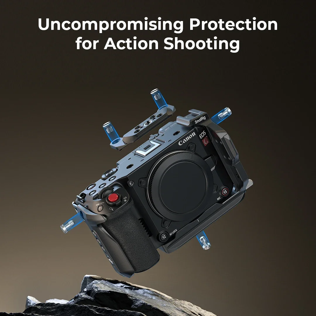 SmallRig C50 Camera Cage for Canon EOS C50 W NATO Rail Cable Clamp Modular Compatibility with Canon’s Original XLR Top Handle