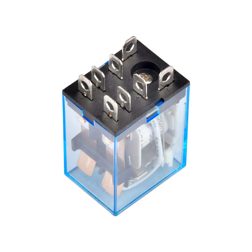 1pcs General Purpose LY2NJ HH62P Electronic Micro Electromagnetic Relay LED Lamp 10A 8 Pins Coil DPDT DC12V 24V AC110V 220V