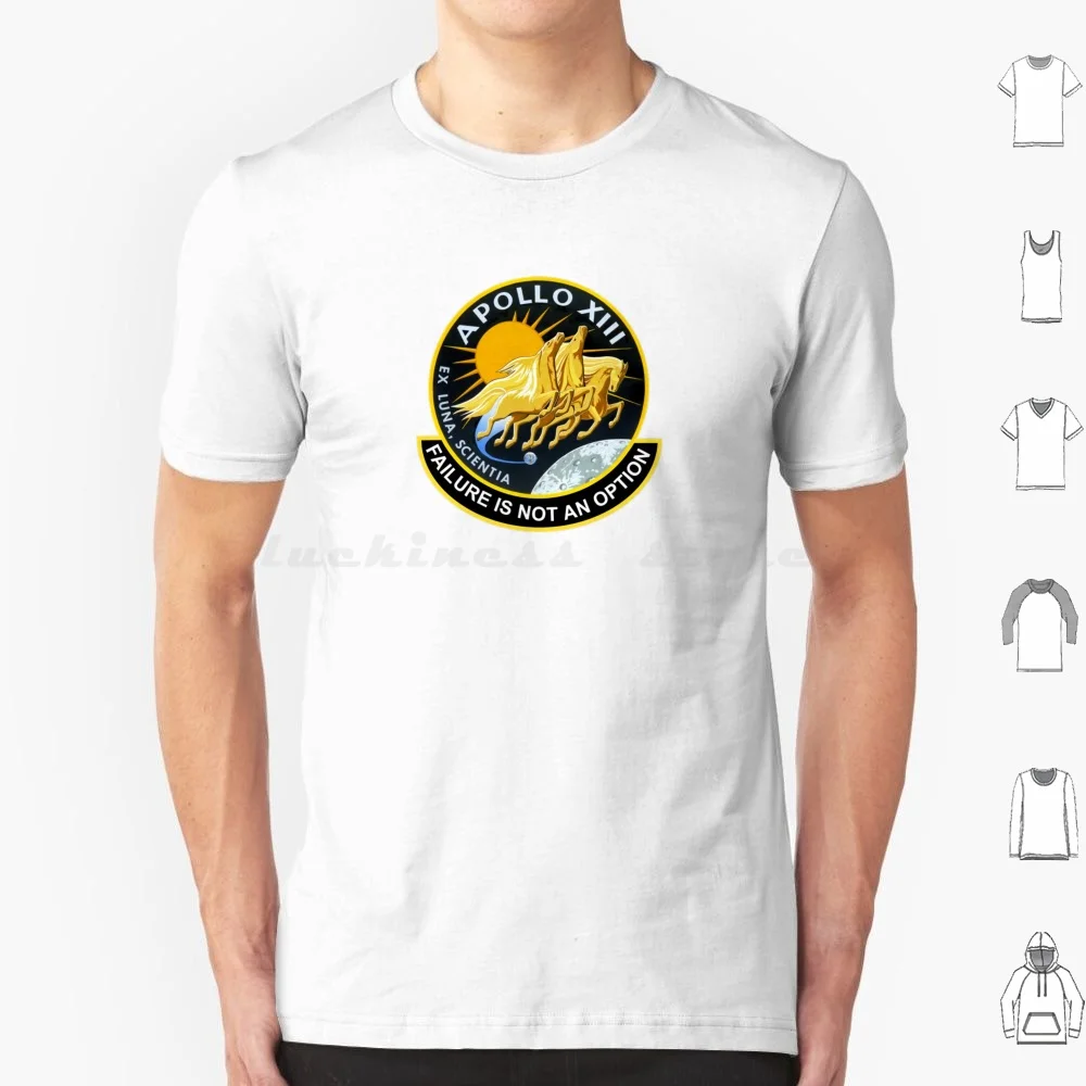 Apollo 13 Mission Patch-Failure Is Not An Option T Shirt Men Women Kids Geeks Patch Apollo Apollo 13 Design Outer Space