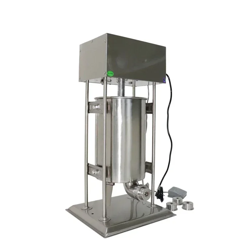 Máquina eléctrica de Churros de 10L, 110V, 220V, máquina automática de frutas latinas, Churrera española, máquina de relleno de Churros, relleno de salchichas