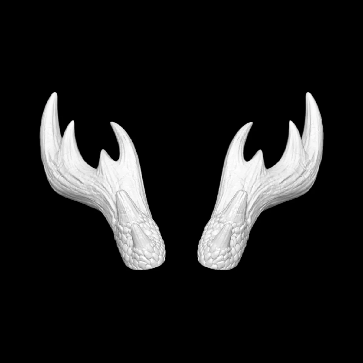 Fursuit Horn Accessories Collection DIY Cosplay Costume Horn Props Fantasy Demon Dragon Bull Horns for Furry Head Base Accessori