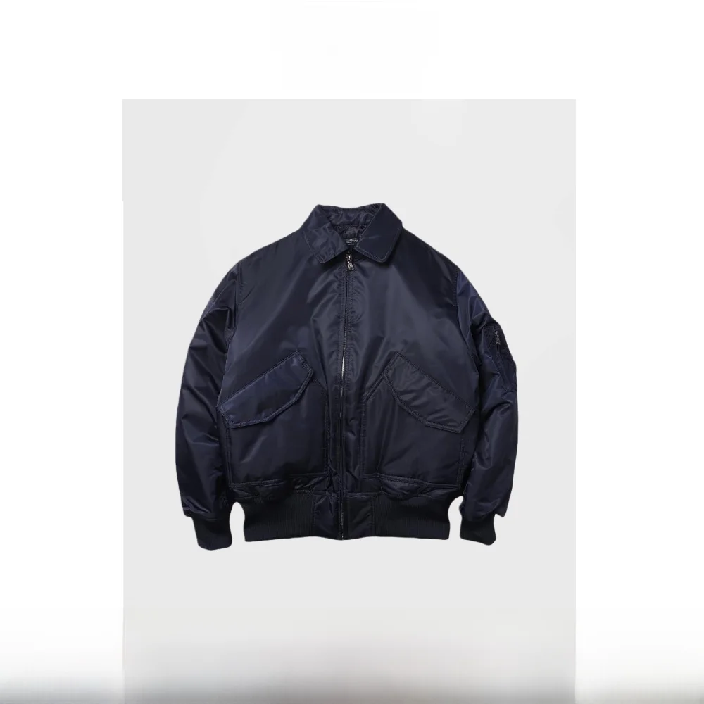 

Американская летная куртка ВВС CWU45P, хлопковая бейсбольная куртка с отложным воротником, утепленная осенняя верхняя одежда для среднего возраста