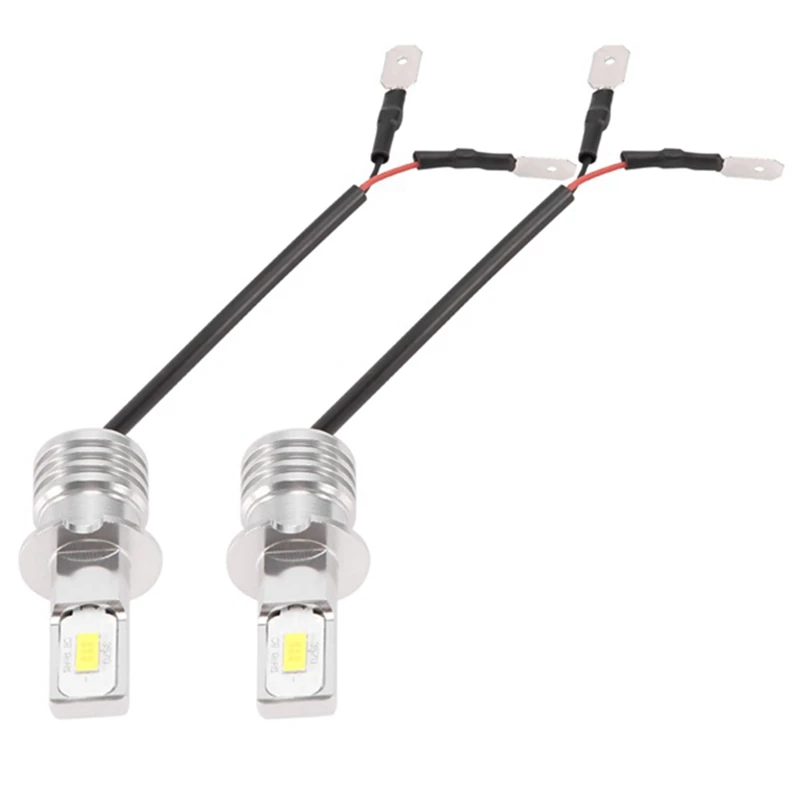 

4PCS H3 Super Bright LED Headlight Fog Light Driving Lamp Bulb Kit 6000K White 100W