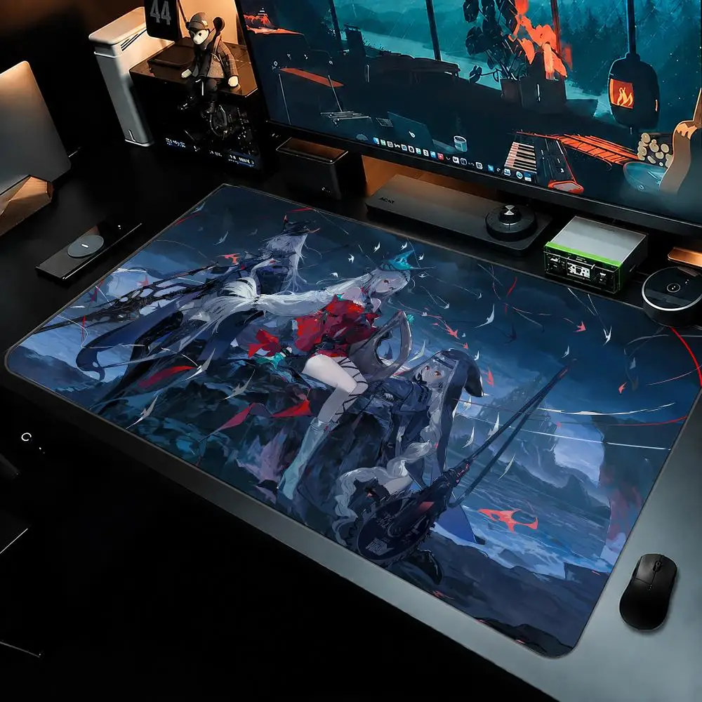 Anime A-Arknights Skadi Game Mouse Pad Large Mouse Pad For Computer Laptop Keyboard Gaming Desk Mat Gamer Office Accessories
