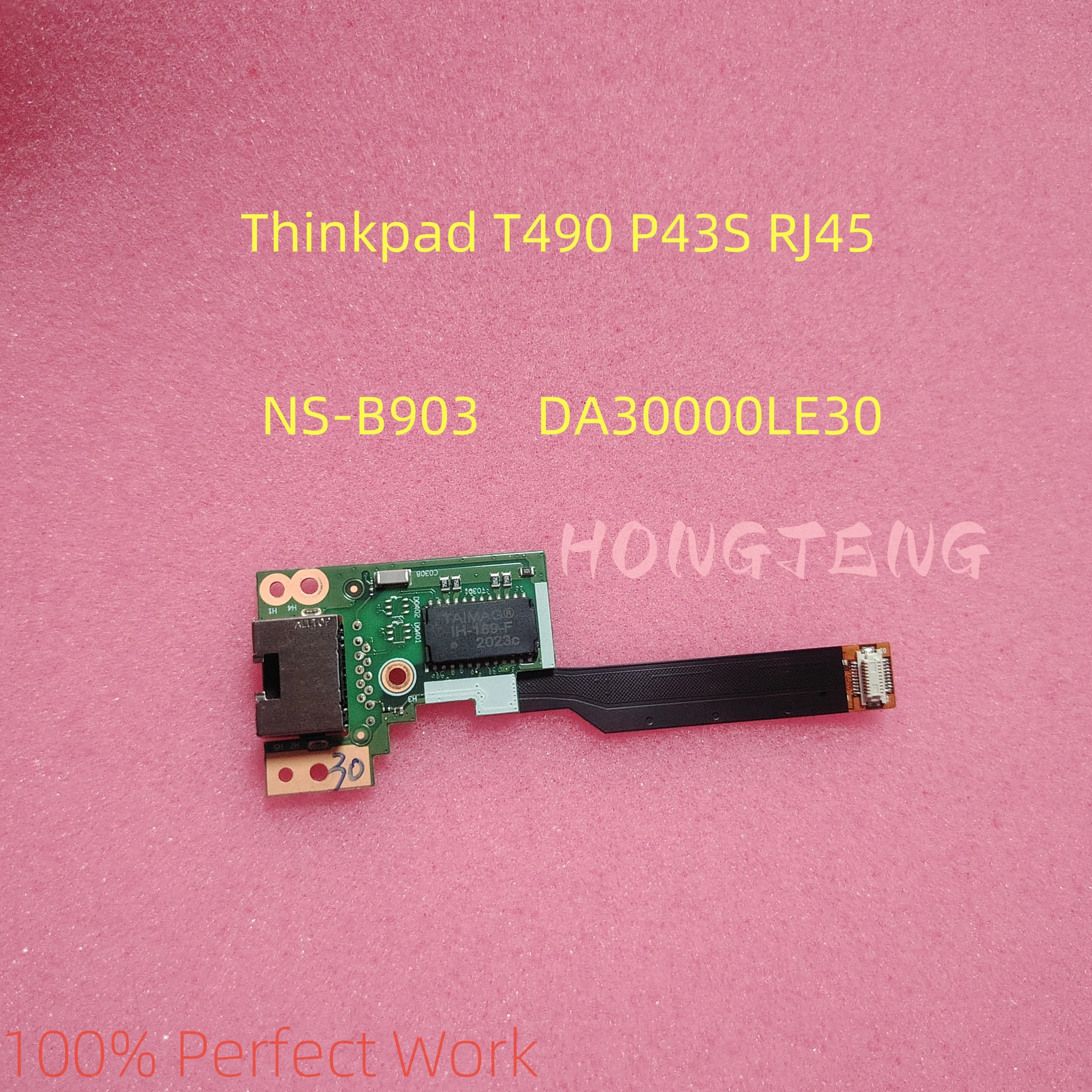 

Genuine For Lenovo Thinkpad T490 P43S RJ45 Laptop Card Board And Cable NS-B903 DA30000LE30 DA30000LE40Tested Fast Shipping