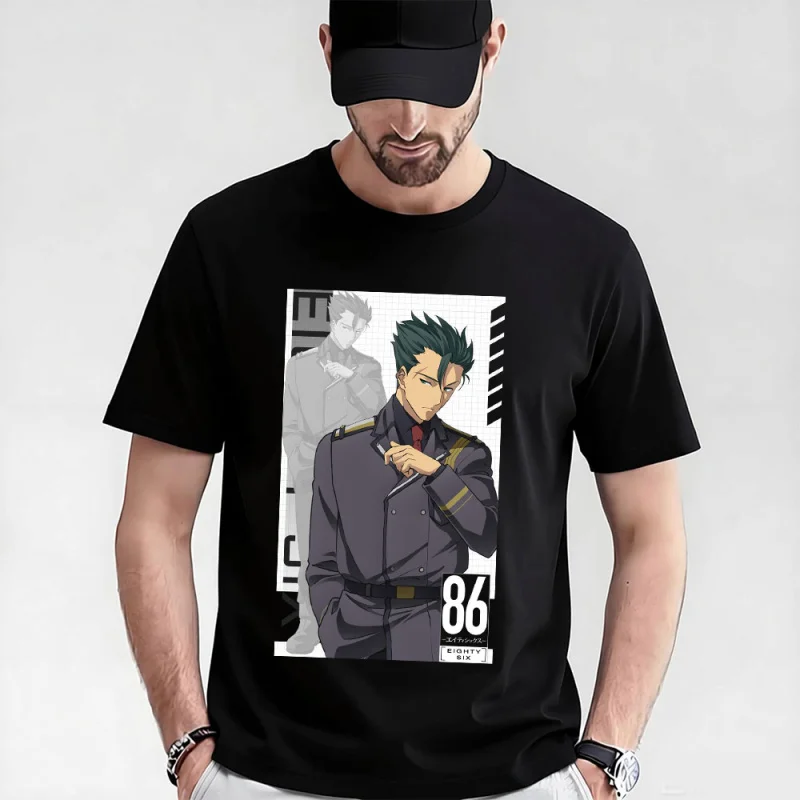 

86 Eighty Six Gift t shirt Japan Manga Graphic Tee 60526 Anime Y2K Clothes Short Sleeve All size Tops S-6XL Cartoon Streetwear