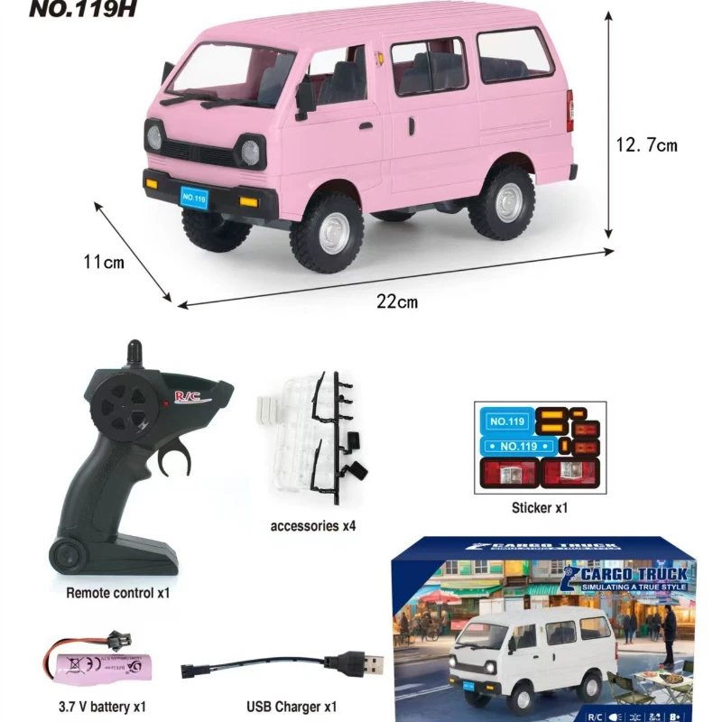Speed RC Drift Truck Four Wheel Drive Road Competitive Realistic Model Vehicle Electric Remote Control Cars Boys Christmas Gifts