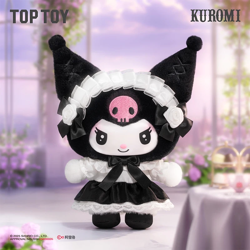 Nieuwe Toptoy Sanrio Family Angel Garden Series Vinyl Blind Box Tidy Play Kuromi melodie Girl Gift Stock Authentieke hanger