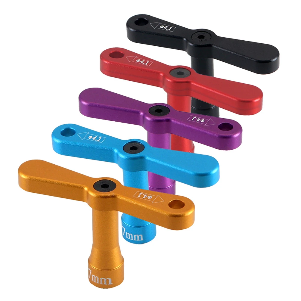 Socket Set For Rc Remote Control Model Car: Hexagonal Socket M4 Nut Rapid-release Wrench M4 Screw Cover 7mm Tire Removal Socket