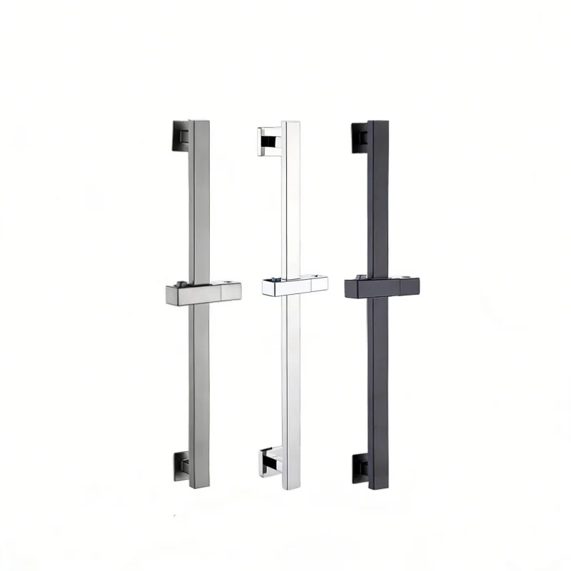 Stainless Steel Wall Mounted Shower Head Rail Adjustable Extension Sliding Bar Holder Lifting Slide Bathroom Accessory