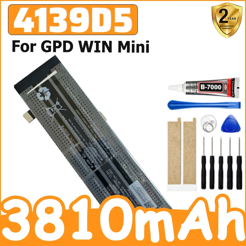 for GPD WIN Mini handheld gaming New High-Quality laptop 4139D5 Battery