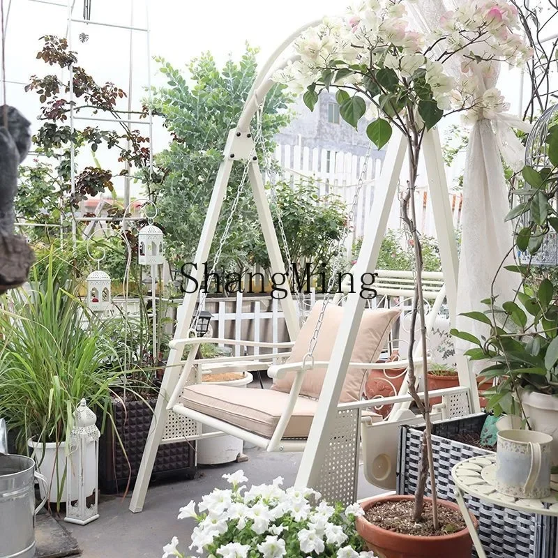 

ZYY purple leaf outdoor swing courtyard rocking chair hanging chair garden villa yard room