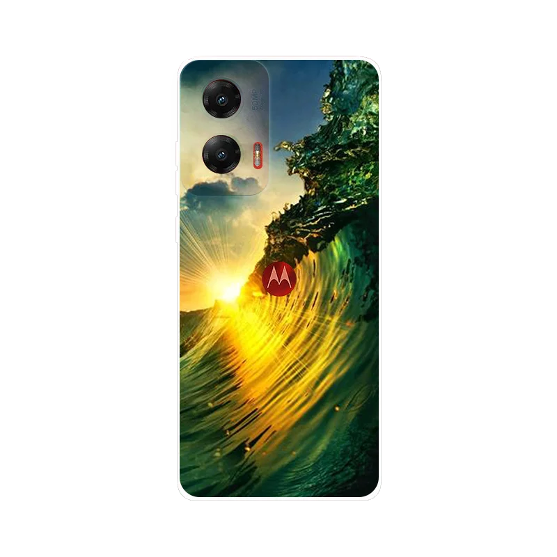 For Motorola G Stylus 5G 2024 Case Black TPU Soft Silicone Phone Cases Cover For Moto G Stylus 5G 2024 Wolf Shockproof Fundas