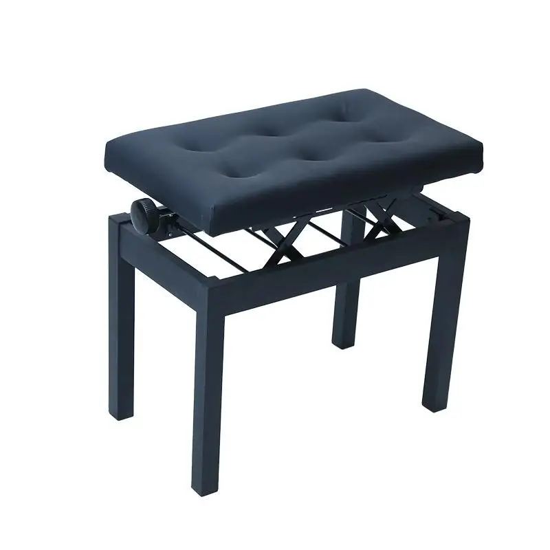 Height Adjustable Iron Frame Piano Stool Musical Instrument Stage Performance Universal Thickened Comfortable Soft Stool