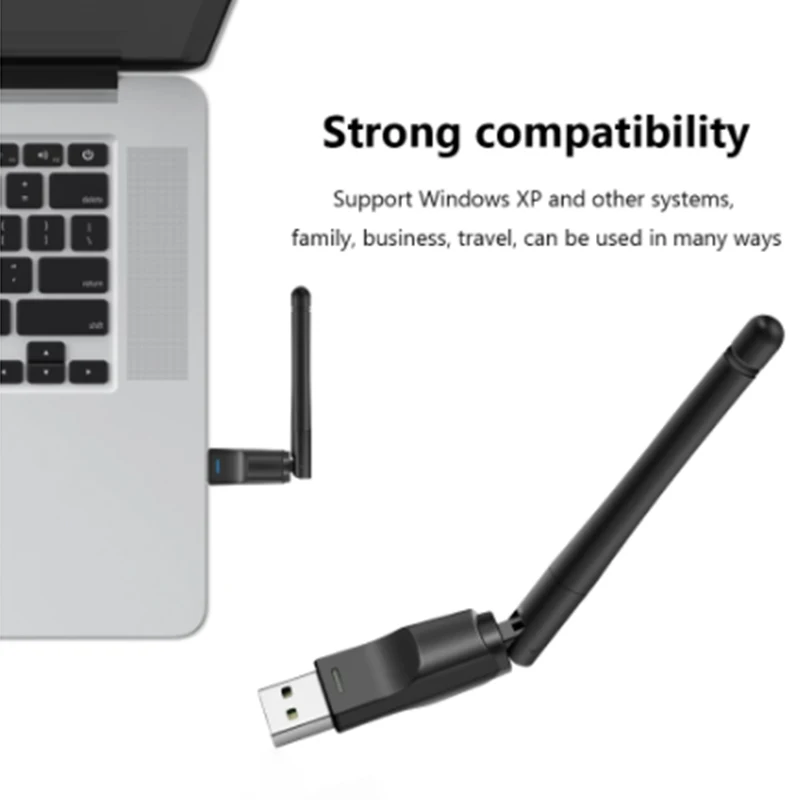 For Android network card MT7601 Chipset 150Mbps USB 2.0 WiFi Adapter 802.11 B/G/N LAN Ethernet Wifi Dongle ForPC Desktop Laptop