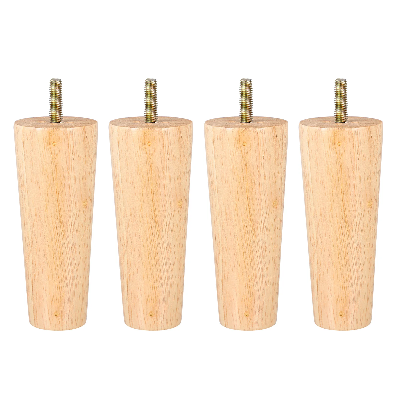 4 Pcs Wooden Cabinet Legs Couches Furniture Tapered Table Feet Replacement Sofa