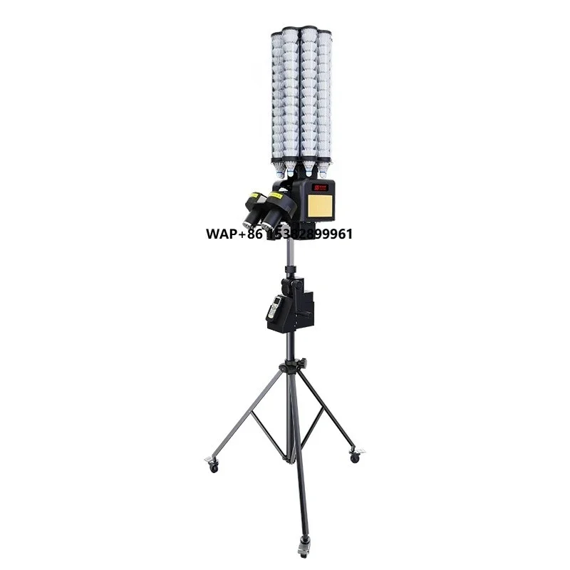 New Arrival APP Control Badminton Shooting Machine SIBOASI B7 Full Function Badminton Training Machine Feeder for Sale