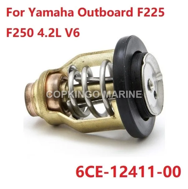 Boat Thermostat 6CE-12411-00 For Yamaha Outboard Motor F225 F250 300HP 4.2L V6