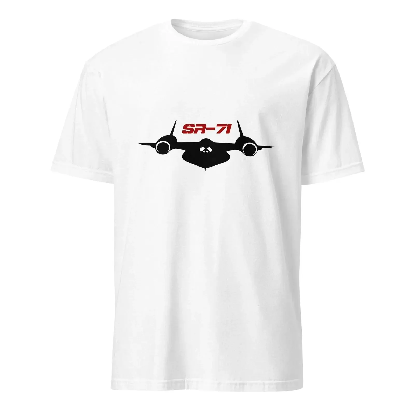 SR 71 Blackbird Silhouette T Shirt Stealth Recon Jet Military Aviation vintage Washed Versatile Slightly Top For Everyday Wear