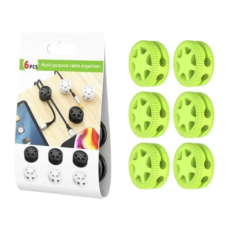 

652f 6pcs Cable Clip Byner Device Cable Управление шнур