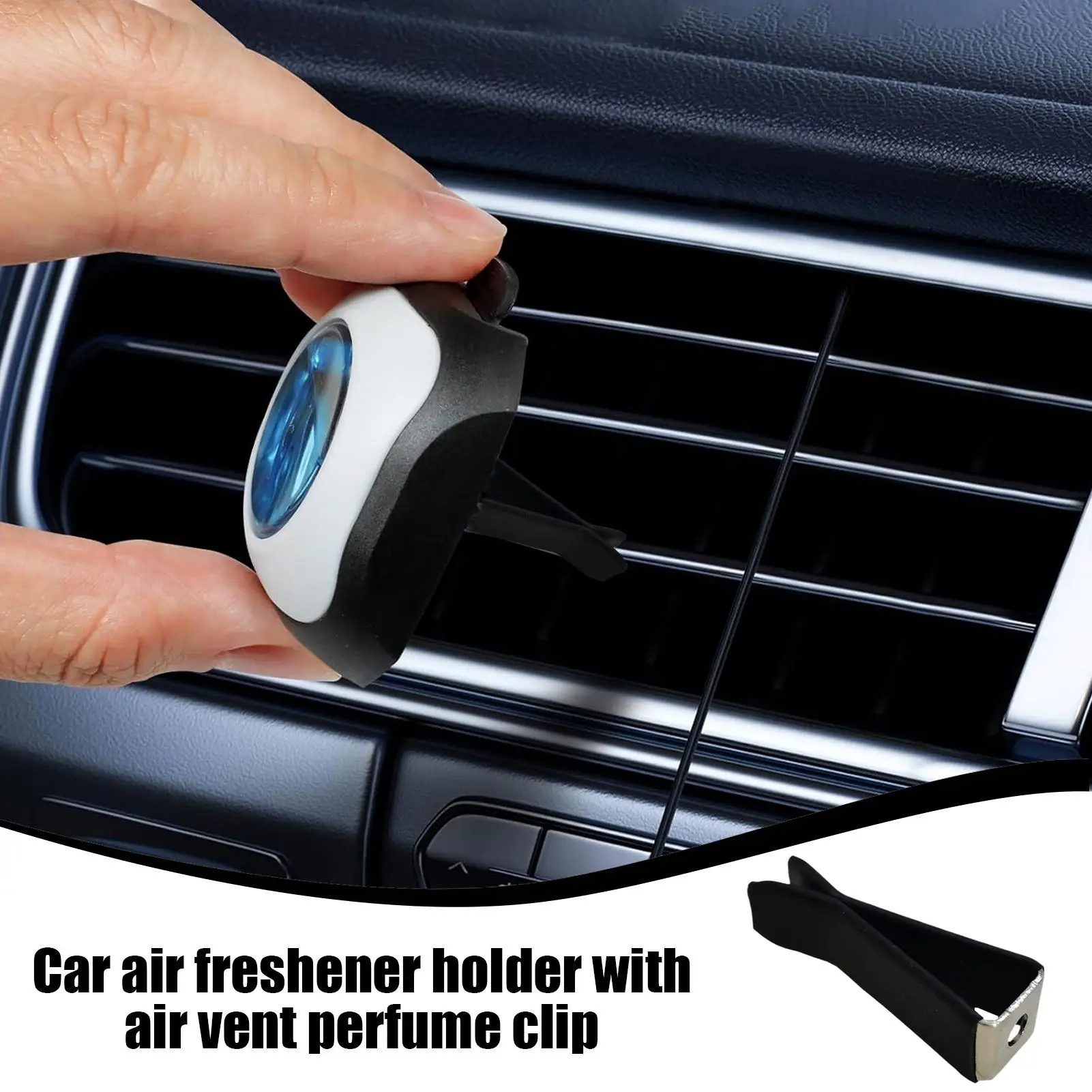Vent Clips For Car Square Head Freshener Holder Air Conditioner Clips For Car Truck SUV Dashboard Interior Home Workplace Road
